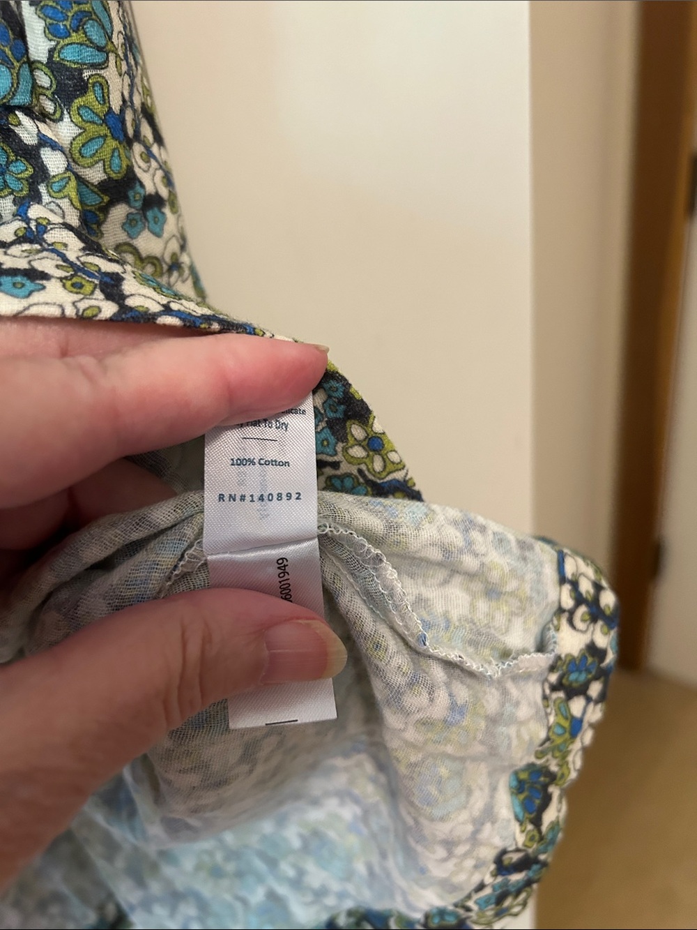 Marine Layer Blue Green Floral Shirt Dress. This will be your go to all summer - Picture 6 of 8